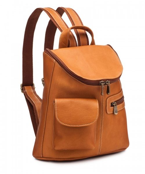 Moroccan Handcrafted Brown Leather Backpack | Fashionable and Functional