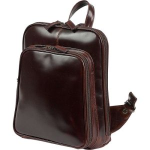 Burgundy Moroccan Leather Backpack 079 – Handmade Premium Quality Backpack