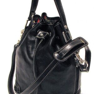 Premium Moroccan Leather Handbags | Handcrafted Black Bag