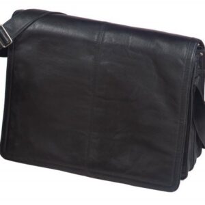 Black Moroccan Leather Handbag | Premium Handcrafted Style