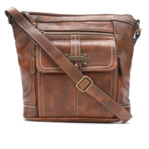 Vintage Brown Moroccan Leather Handbag | Fez Tanneries Crafted