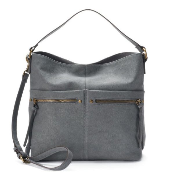 Gray Moroccan Leather Handbags | Premium Handcrafted Style