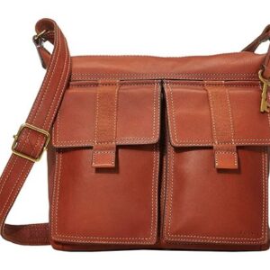 Luxurious Hazelnut Moroccan Leather Handbag