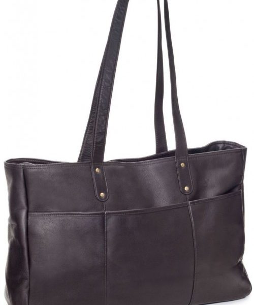 Moroccan Leather Handbags | Dark Brown Handcrafted Purses