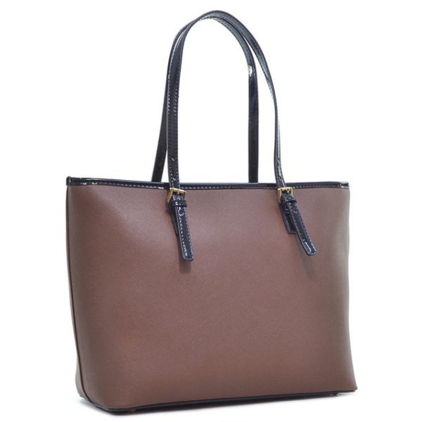 Premium Moroccan Leather Gray Mauve Handbag - Spacious Vintage Design