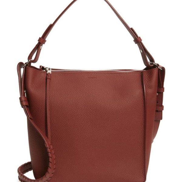 Timeless Walnut Brown Moroccan Leather Handbag for Men and Women