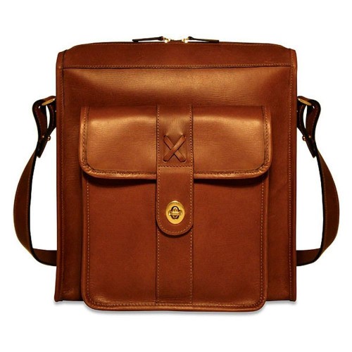 Vintage Hazelnut Brown Moroccan Leather Handbag