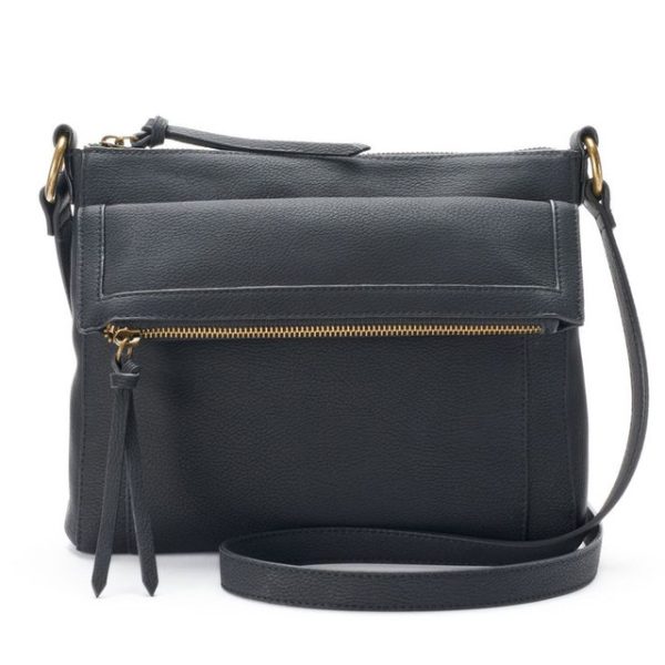 Vintage Moroccan Leather Handbag | Premium Black Leather