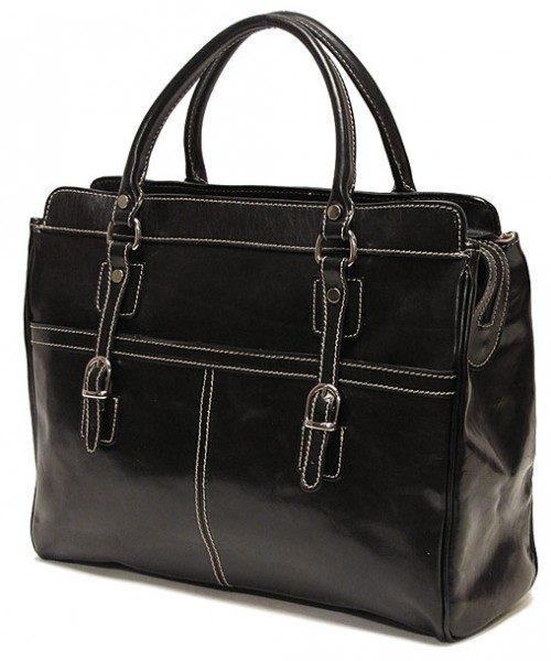 Black Moroccan Leather Handbag | Handcrafted Luxury Bag