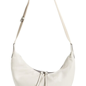Premium Moroccan Leather Handbag - Vintage White Design