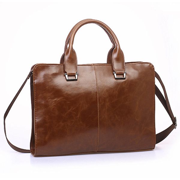 Vintage Brown Moroccan Leather Handbag - Handmade Luxury Style