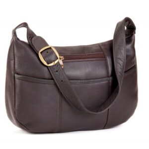 Exquisite Dark Brown Moroccan Leather Handbag