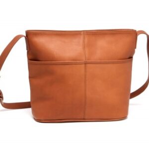 Moroccan Leather Handbag | Genuine Tan Leather | Spacious Compartments
