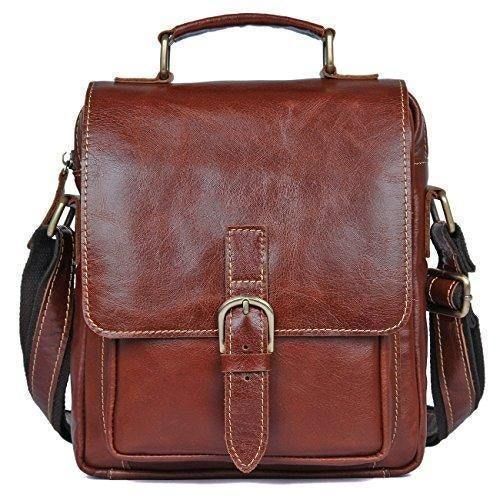 Burgundy Moroccan Leather Handbag | Spacious Compartment & Vintage Charm