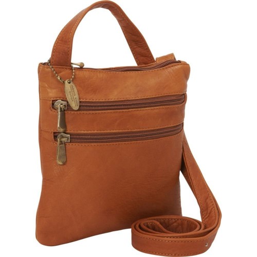 Hazelnut Brown Moroccan Leather Handbag | Fez Tanneries
