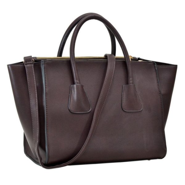 Vintage Dark Brown Moroccan Leather Handbag | Handcrafted Quality
