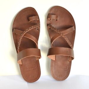 Chic Leather Sandals 053 - Handcrafted Premium Style