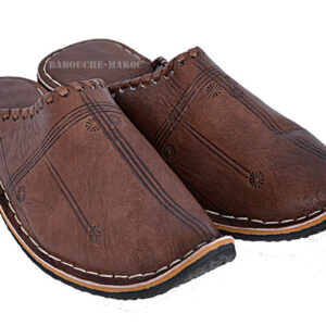 Luxury Moroccan Leather Slippers - Premium Quality Comfort & Style.