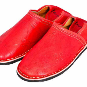 Luxury Moroccan Leather Slippers | Elegant & Cozy Comfort