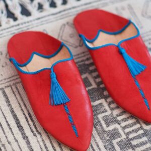 Premium Leather Slippers - Luxury Comfort & Style | Moroccan crafted | Home & Outings | Perfect Gift | Durable & Cozy