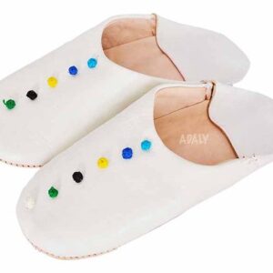 Luxury Moroccan Leather Slippers for Comfort and Style.