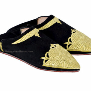 Chic Leather Moroccan Slippers - Premium Comfort & Style