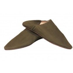 Premium Moroccan Leather Slippers - Handcrafted Cozy Style & Comfort