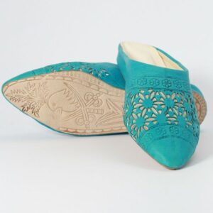 Luxury Genuine Leather Moroccan Slippers - Elegant Comfort