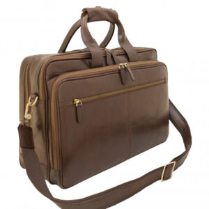Brown Leather Messenger Bag - Premium Moroccan Craftsmanship