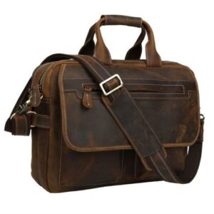 Handcrafted Moroccan Leather Messenger Bag