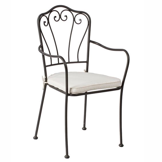 Moroccan Handmade Iron Chair - Artisan Metal Seating