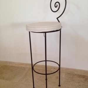 Handcrafted Moroccan Metal Chair - Elegant Iron Seating
