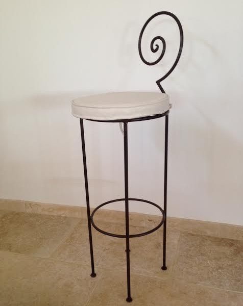 Handcrafted Moroccan Metal Chair - Elegant Iron Seating