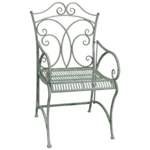 Moroccan Style Metal Chair 057 - Hand-Forged Indoor/Outdoor Seating