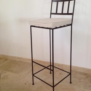Moroccan Iron Forged Metal Chair | Handcrafted Modern Design | Indoor/Outdoor Artisanal Charm
