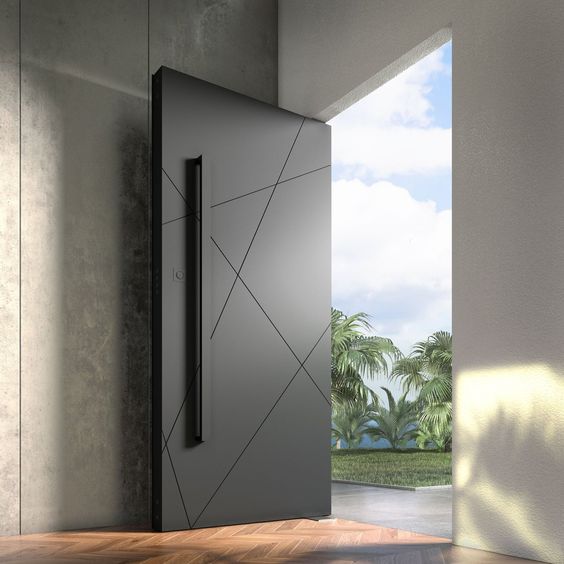 Sleek and Durable Metal Door 074 for Stylish Security