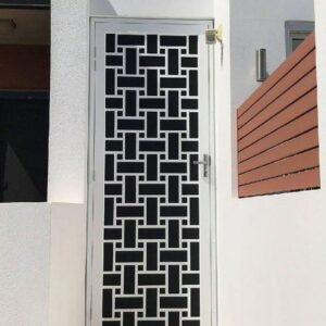 Modern Steel Security Door - Durable Protection & Style