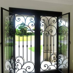 Premium Durable Metal Door 082 - Elegant Security Design