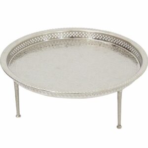 Moroccan Handmade Aluminum Metal Tables - Exotic Elegance
