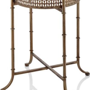 Handcrafted Moroccan Metal Table - Artisanal Elegance & Luxury