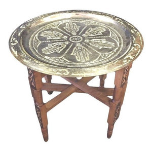 Moroccan Handcrafted Detachable Top Metal Table