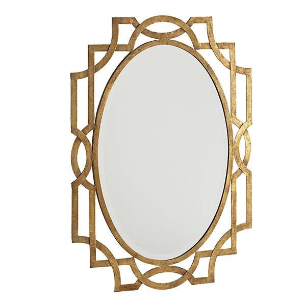 Moroccan-Inspired Hammered Iron Round Mirror