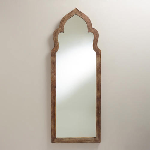 Hand-Leafed Wood Moroccan Mirror - Exquisite & Durable
