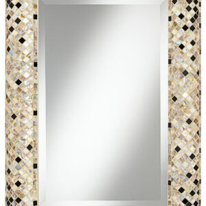 Moroccan Mosaic Mirror with Tile Inlays - Handmade Unique Design