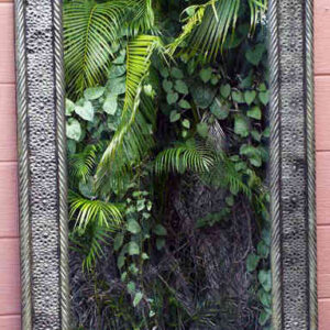Moroccan Mixed Metal Mirror with Brass Engravings
