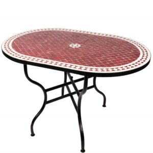 Mosaic Tile Table - Moroccan Handcrafted Charm