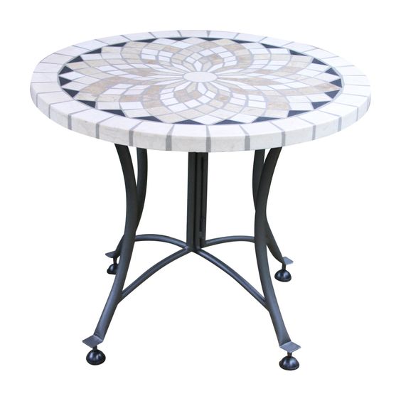 Moroccan Handcrafted Mosaic Table for Indoor and Outdoor Use