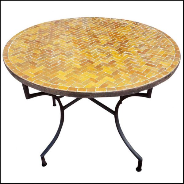 Handcrafted Moroccan Mosaic Table - Premium Quality & Customizable Dimensions