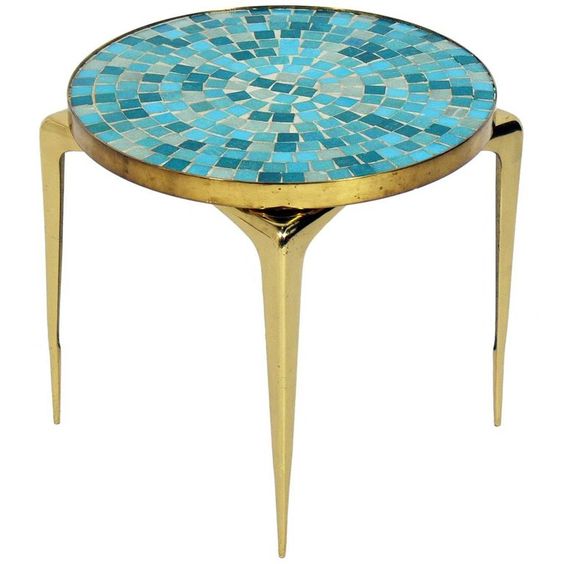 Exotic Moroccan Mosaic Table Hand-Crafted for Elegant Home Decor