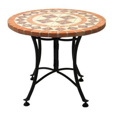 Moroccan Mosaic Table 007 - Handcrafted Indoor/Outdoor Decor